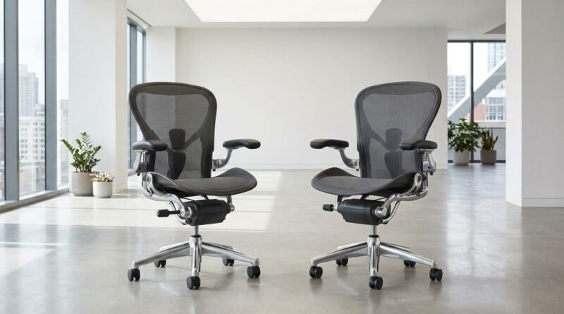 Aeron Remastered Polished vs. Neu Der Vergleich